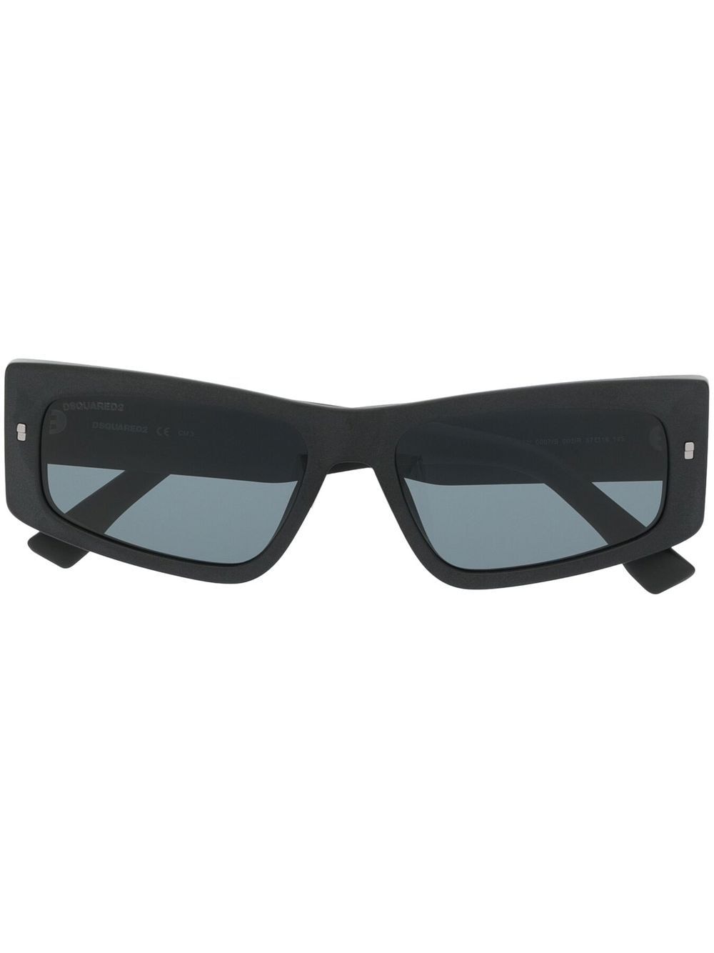 Dsquared2 Eyewear Eckige ICON 0007/S Sonnenbrille - Schwarz von Dsquared2 Eyewear