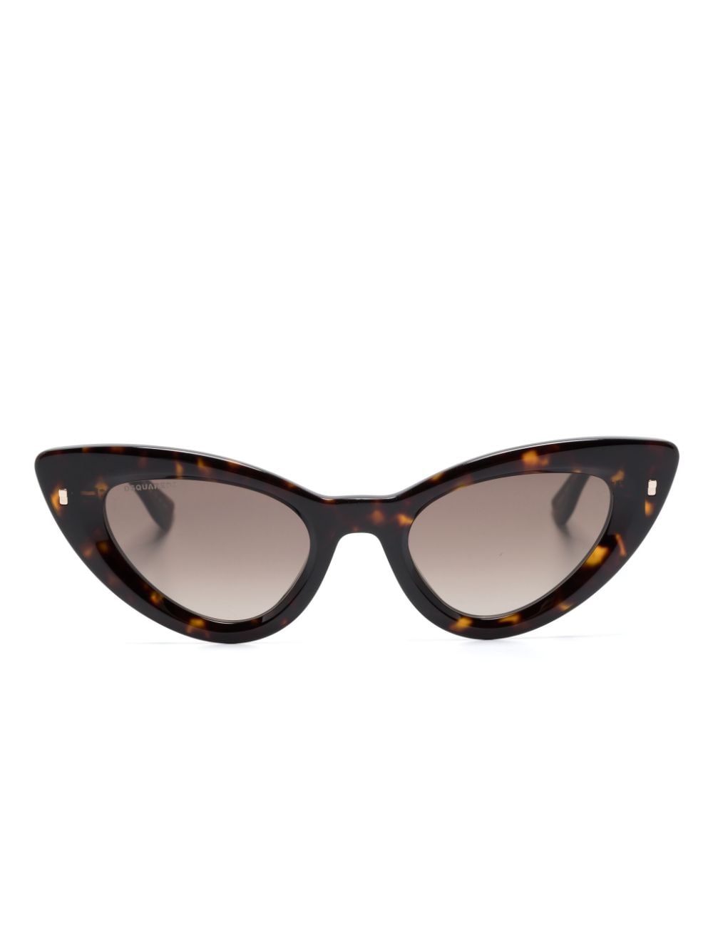 Dsquared2 Eyewear Cat-Eye-Sonnenbrille in Schildpattoptik - Braun von Dsquared2 Eyewear