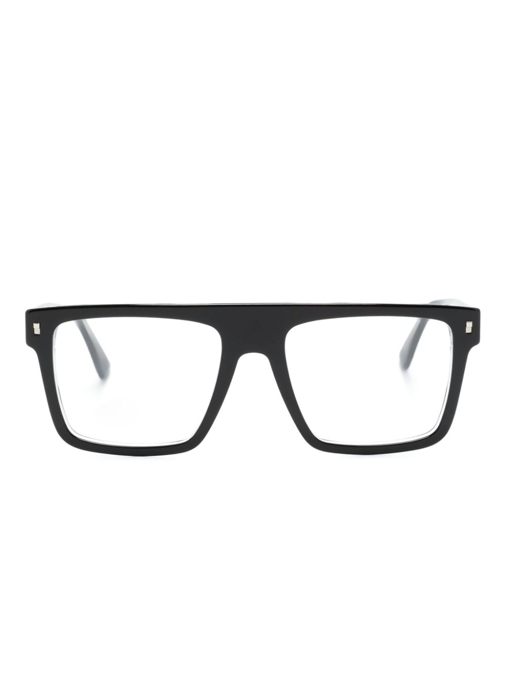 Dsquared2 Eyewear Icon Brille mit eckigem Gestell - Schwarz von Dsquared2 Eyewear