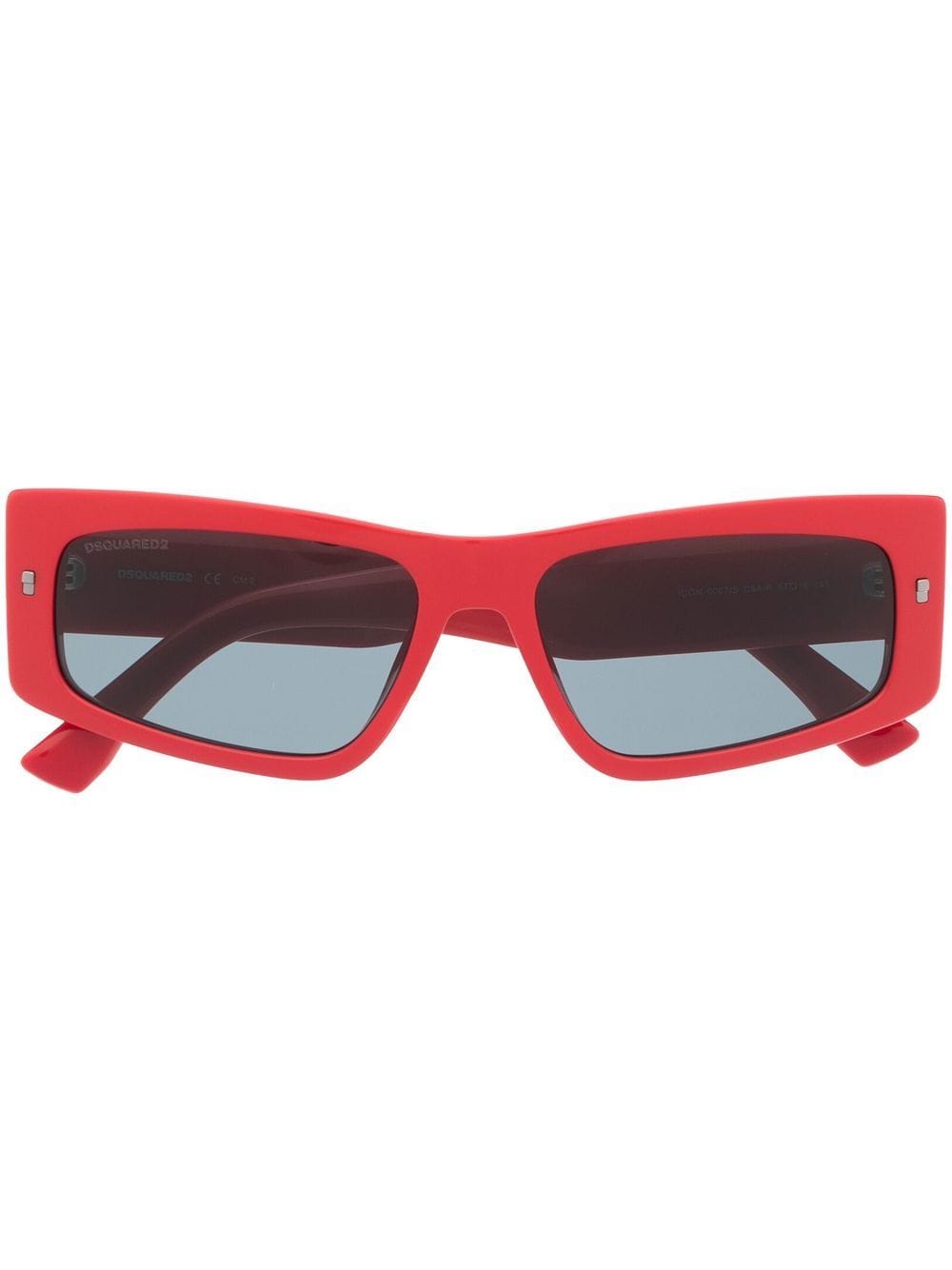 Dsquared2 Eyewear Sonnenbrille mit eckigem Gestell - Rot von Dsquared2 Eyewear