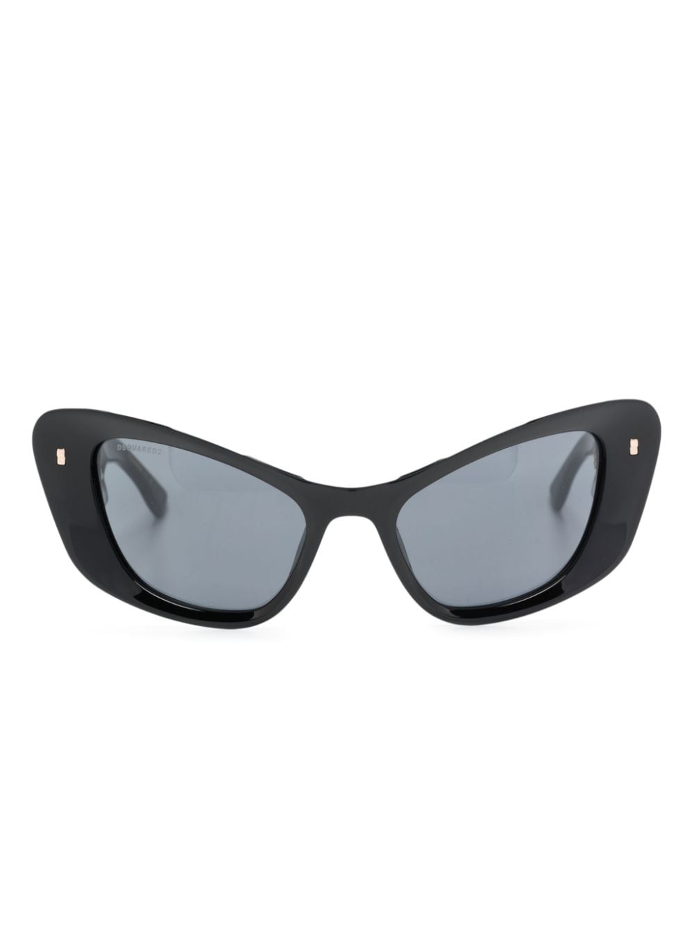 Dsquared2 Eyewear Cat-Eye-Sonnenbrille mit Logo - Schwarz von Dsquared2 Eyewear