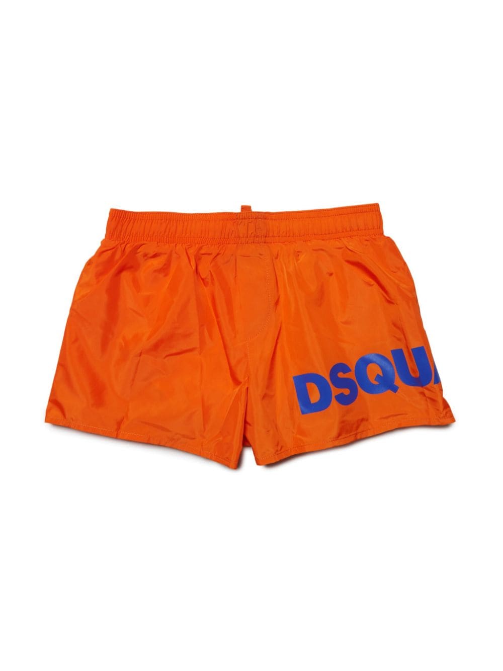 Dsquared2 Kids Badeshorts mit Logo-Print - Orange von Dsquared2 Kids