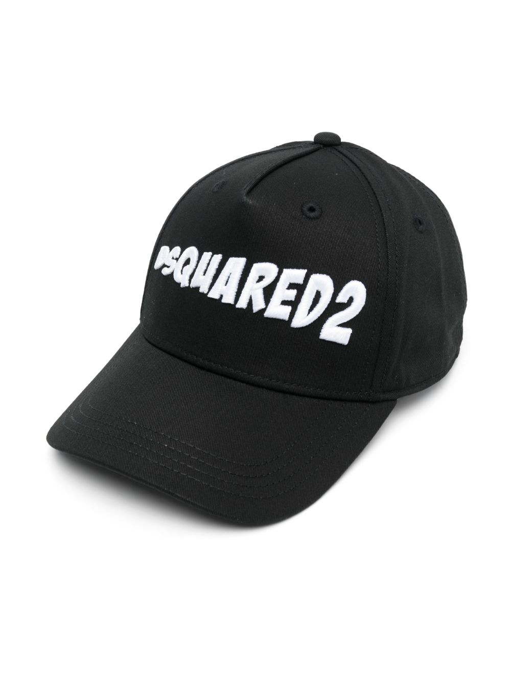 Dsquared2 Kids Baseballkappe mit Logo-Patch - Schwarz von Dsquared2 Kids