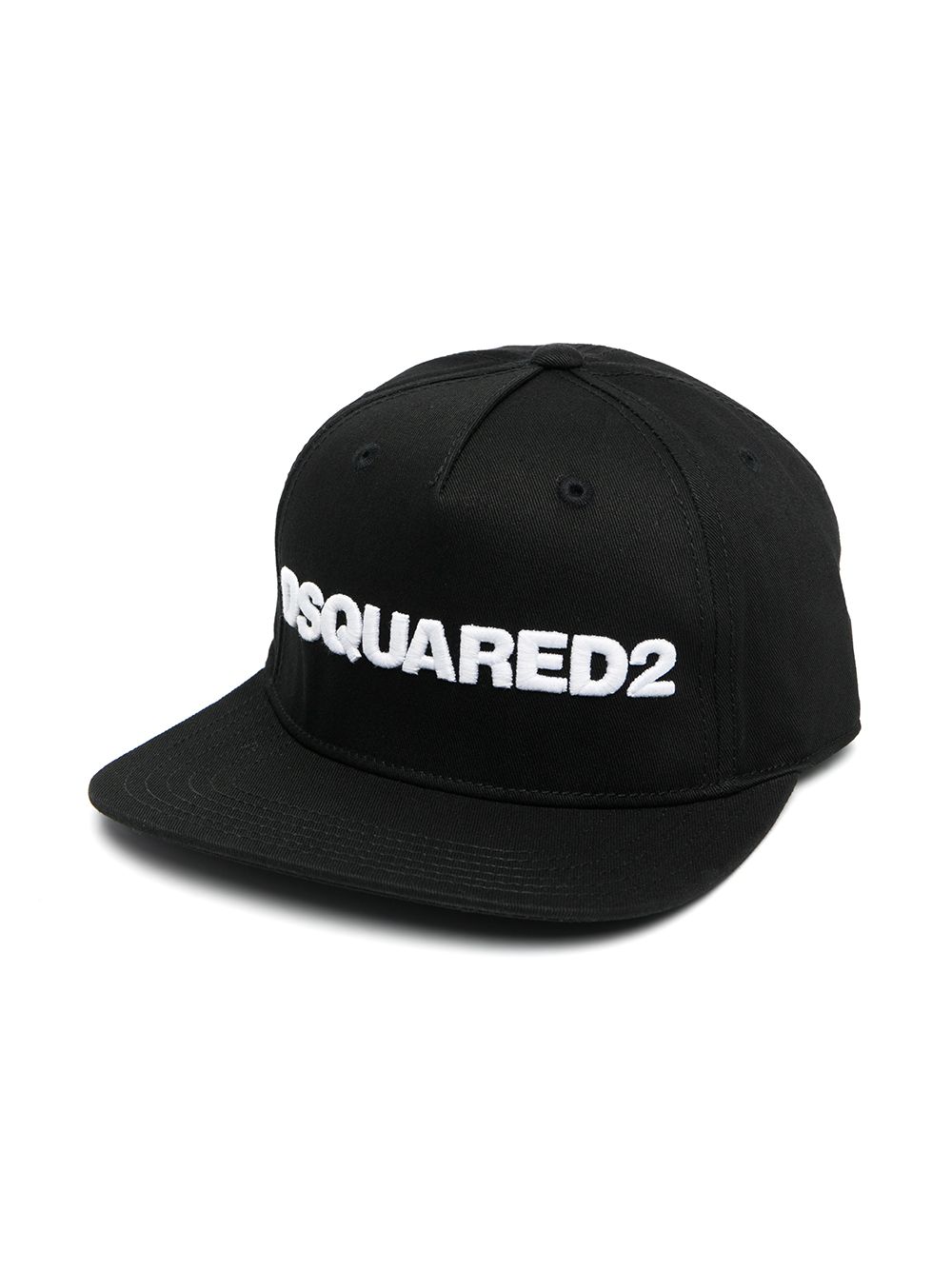 Dsquared2 Kids Baseballkappe mit Logo-Stickerei - Schwarz von Dsquared2 Kids