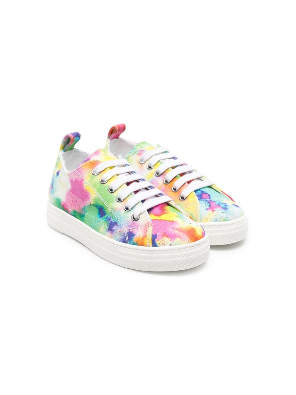 Dsquared2 Kids Batik-Sneakers aus Canvas - Rosa von Dsquared2 Kids