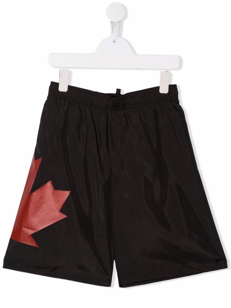 Dsquared2 Kids Klassische Bermudas - Schwarz von Dsquared2 Kids