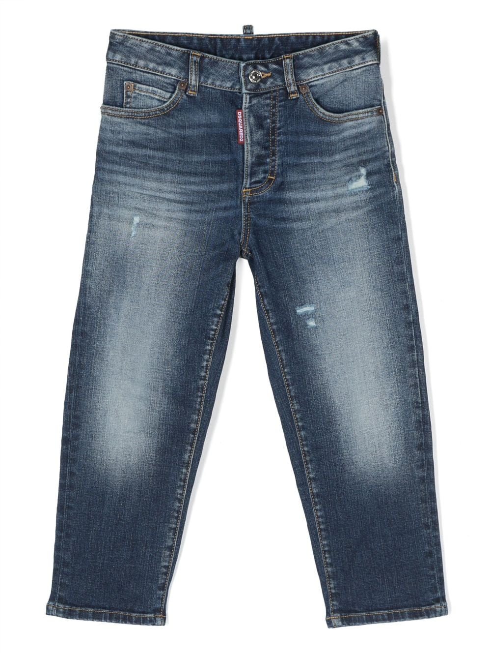 Dsquared2 Kids Boston Jeans mit Logo-Patch - Blau von Dsquared2 Kids