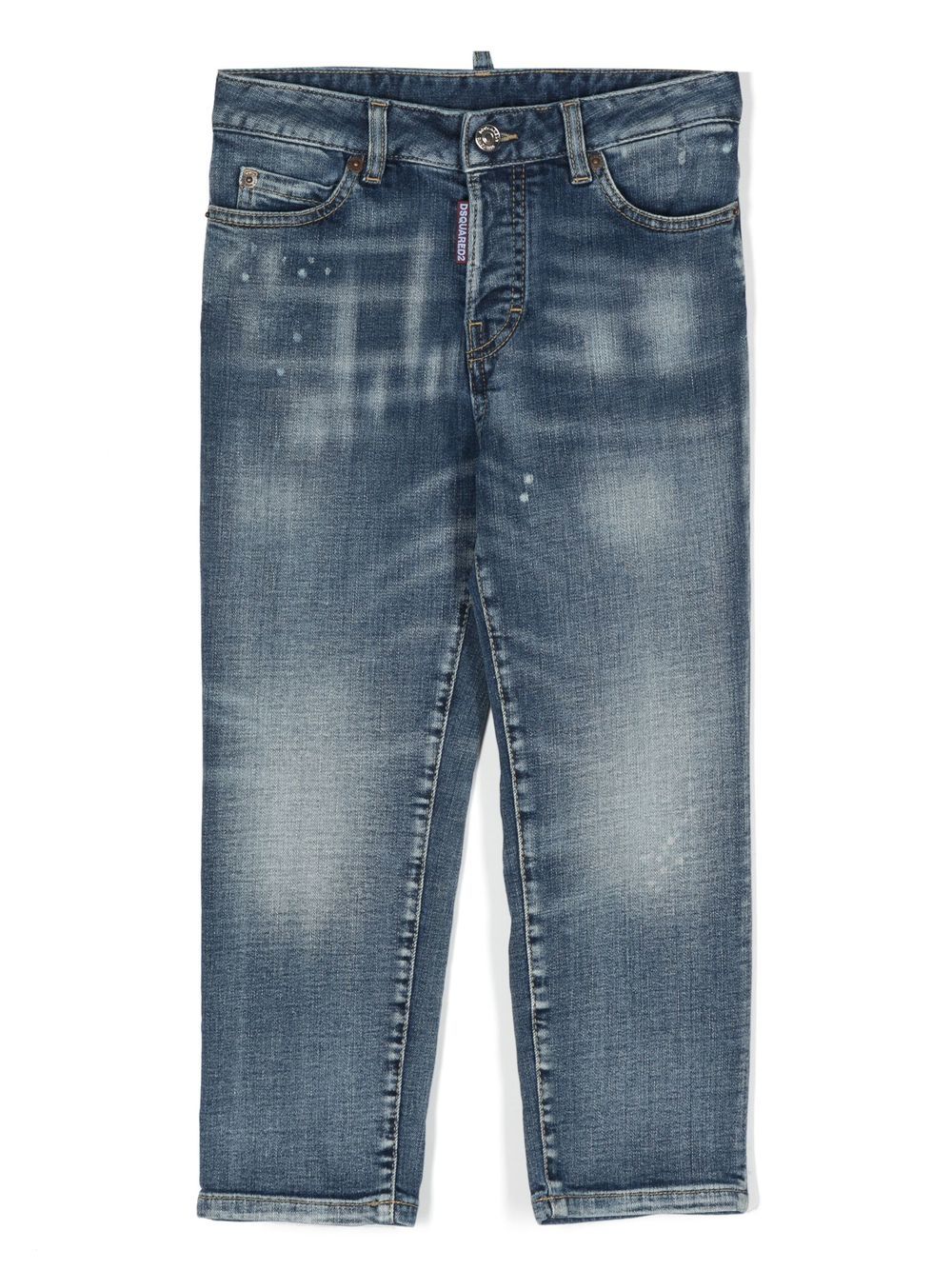 Dsquared2 Kids Boston Straight-Leg-Jeans - Blau von Dsquared2 Kids