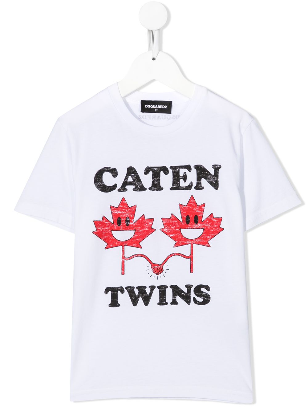 Dsquared2 Kids T-Shirt mit "Caten Twins"-Print - Weiß von Dsquared2 Kids