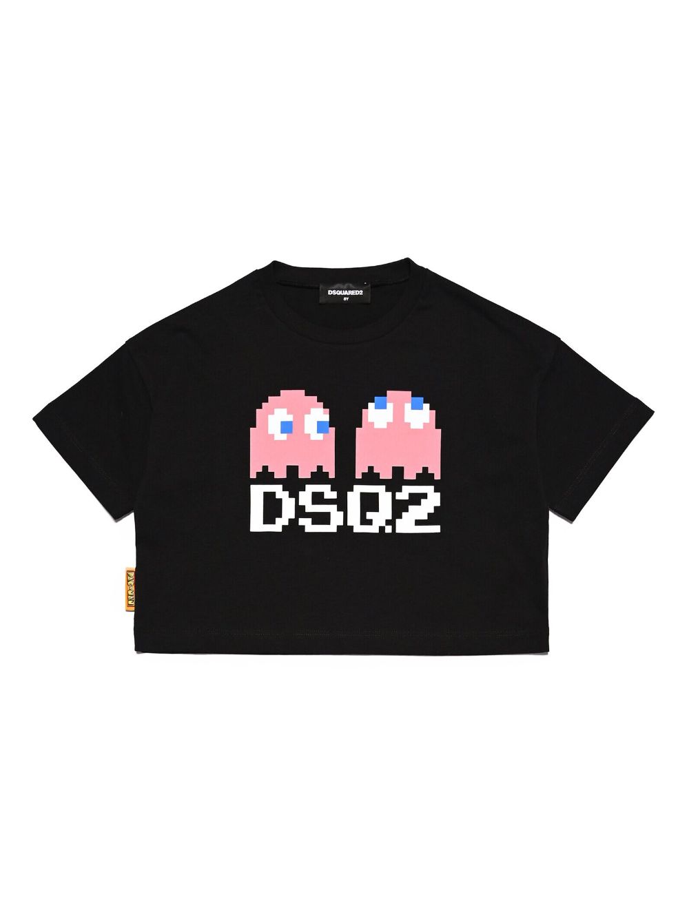 Dsquared2 Kids Cropped-Oberteil mit Print - Schwarz von Dsquared2 Kids