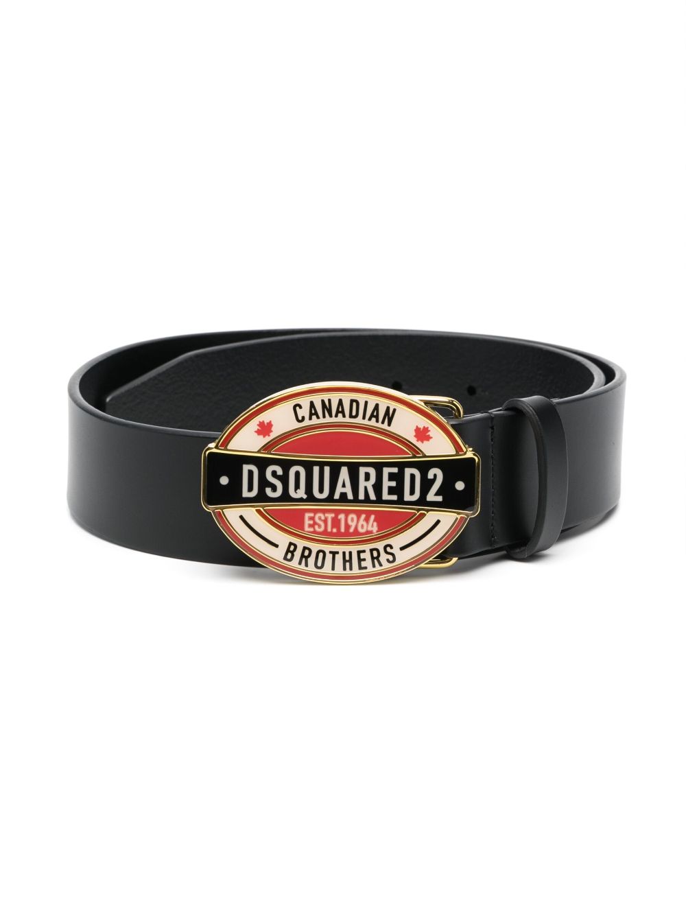 Dsquared2 Kids Gürtel mit Logo-Schnalle - Schwarz von Dsquared2 Kids