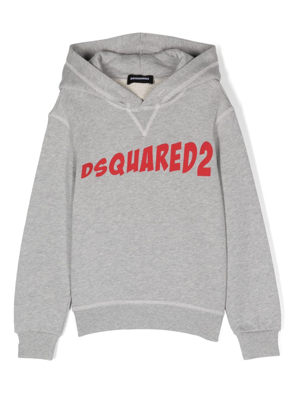 Dsquared2 Kids Hoodie mit Logo-Print - Grau von Dsquared2 Kids