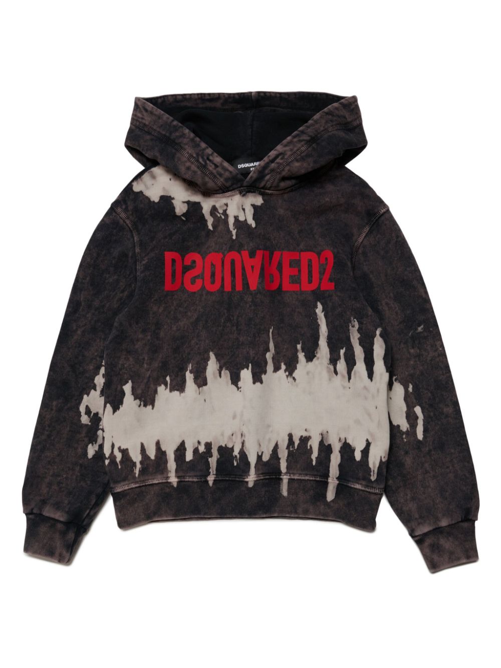 Dsquared2 Kids Hoodie mit Logo-Print - Schwarz von Dsquared2 Kids