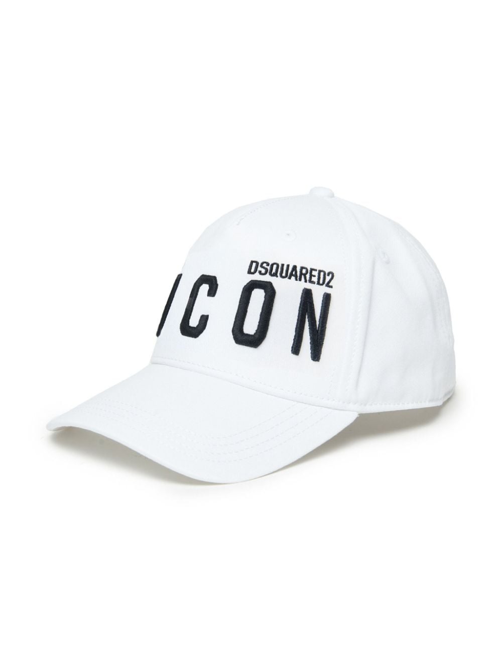 Dsquared2 Kids Baseballkappe mit "Icon"-Stickerei - Weiß von Dsquared2 Kids