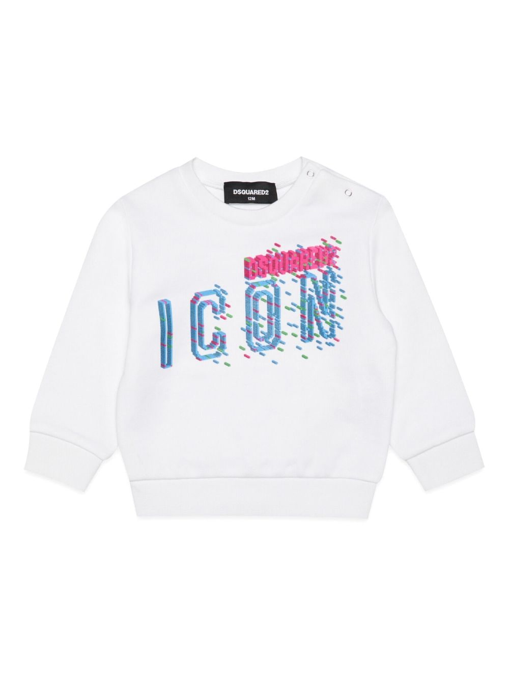 Dsquared2 Kids Sweatshirt mit "Icon"-Print - Weiß von Dsquared2 Kids