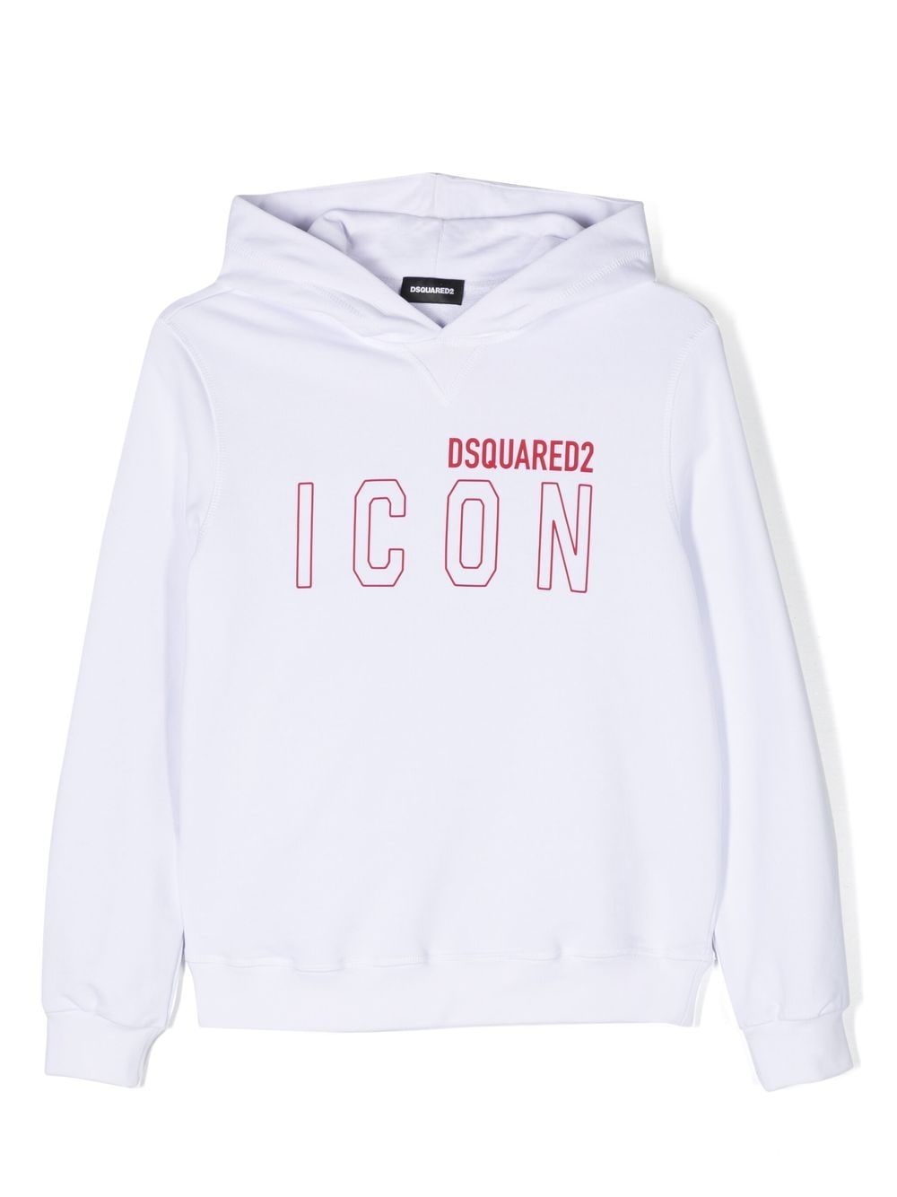 Dsquared2 Kids Hoodie mit "Icon"-Print - Weiß von Dsquared2 Kids