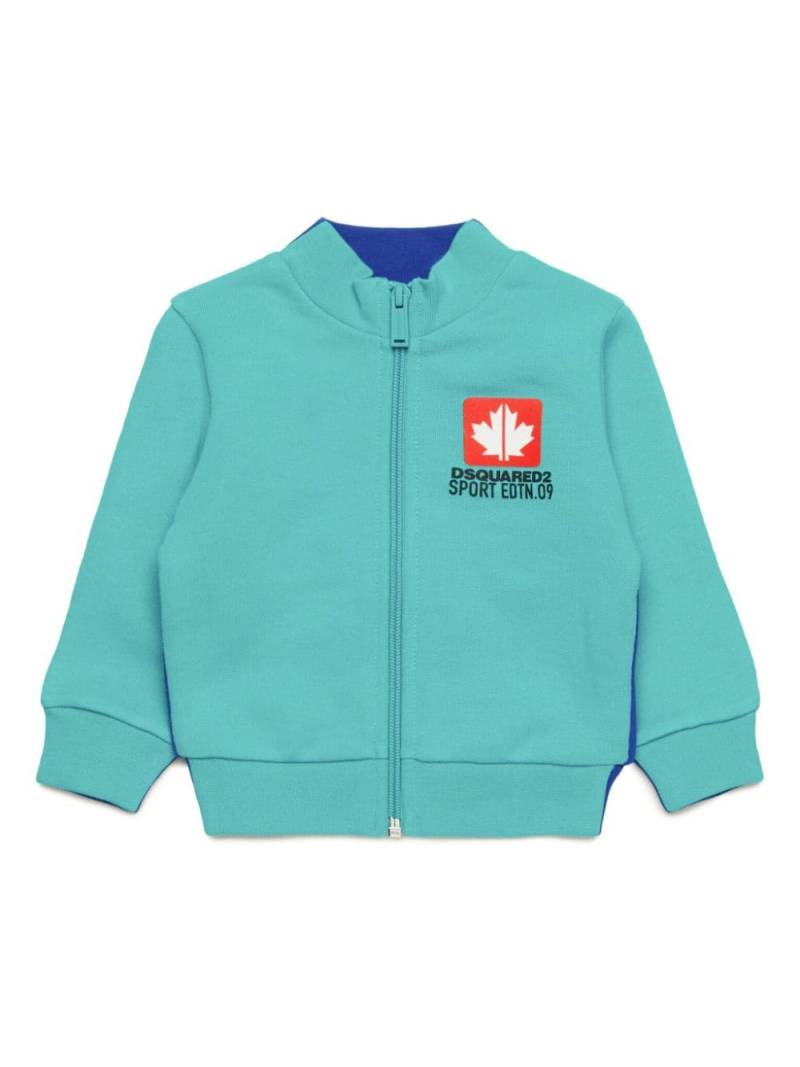 Dsquared2 Kids Jacke mit Logo-Print - Blau von Dsquared2 Kids