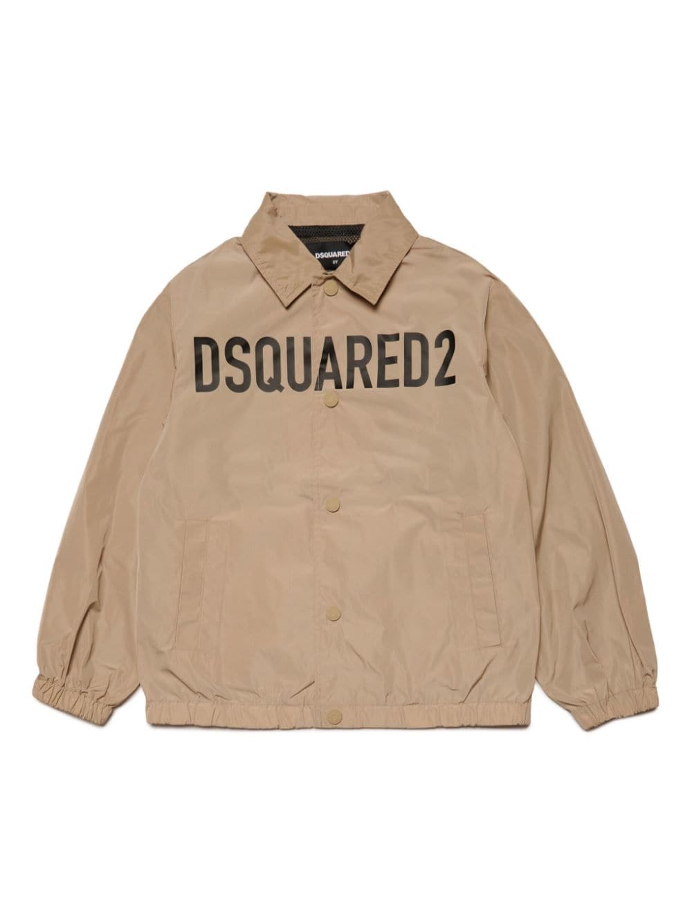 Dsquared2 Kids Jacke mit Logo-Print - Braun von Dsquared2 Kids