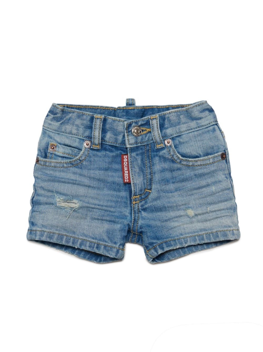 Dsquared2 Kids Jeans-Shorts mit Distressed-Detail - Blau von Dsquared2 Kids
