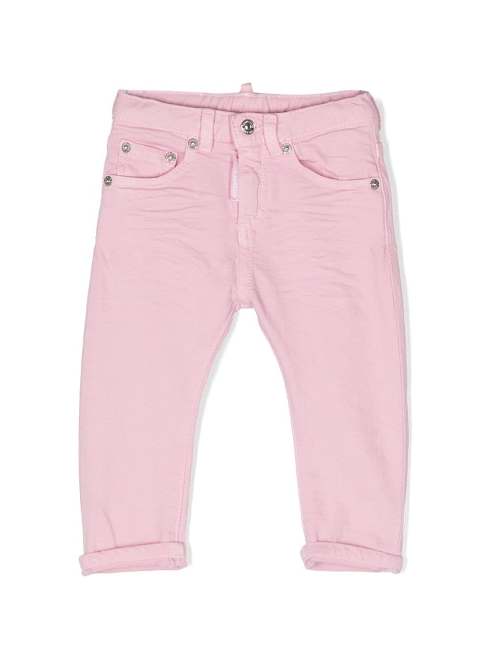 Dsquared2 Kids Jeans mit Logo-Patch - Rosa von Dsquared2 Kids