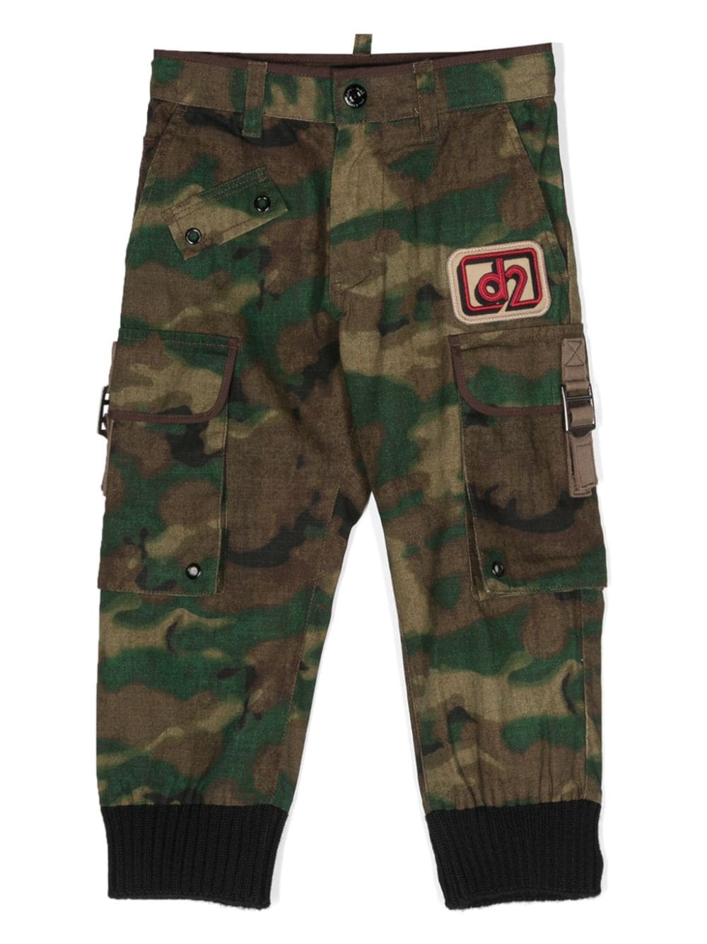 Dsquared2 Kids Jogginghose mit Camouflage-Print - Grün von Dsquared2 Kids