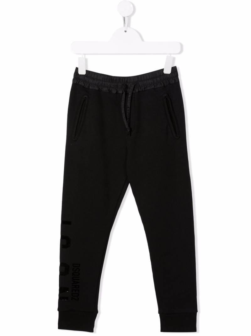 Dsquared2 Kids Jogginghose mit Kordelzug - Schwarz von Dsquared2 Kids