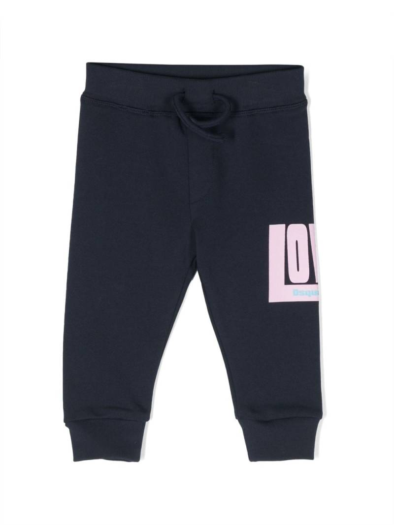 Dsquared2 Kids Jogginghose mit Logo-Print - Blau von Dsquared2 Kids