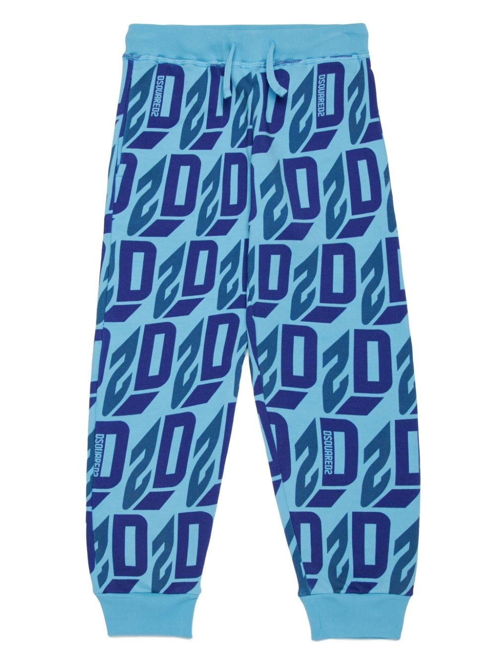 Dsquared2 Kids Jogginghose mit Monogrammmuster - Blau von Dsquared2 Kids