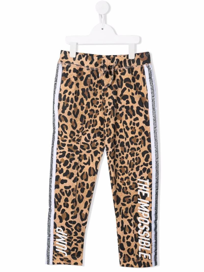 Dsquared2 Kids Leggings mit Leoparden-Print - Nude von Dsquared2 Kids