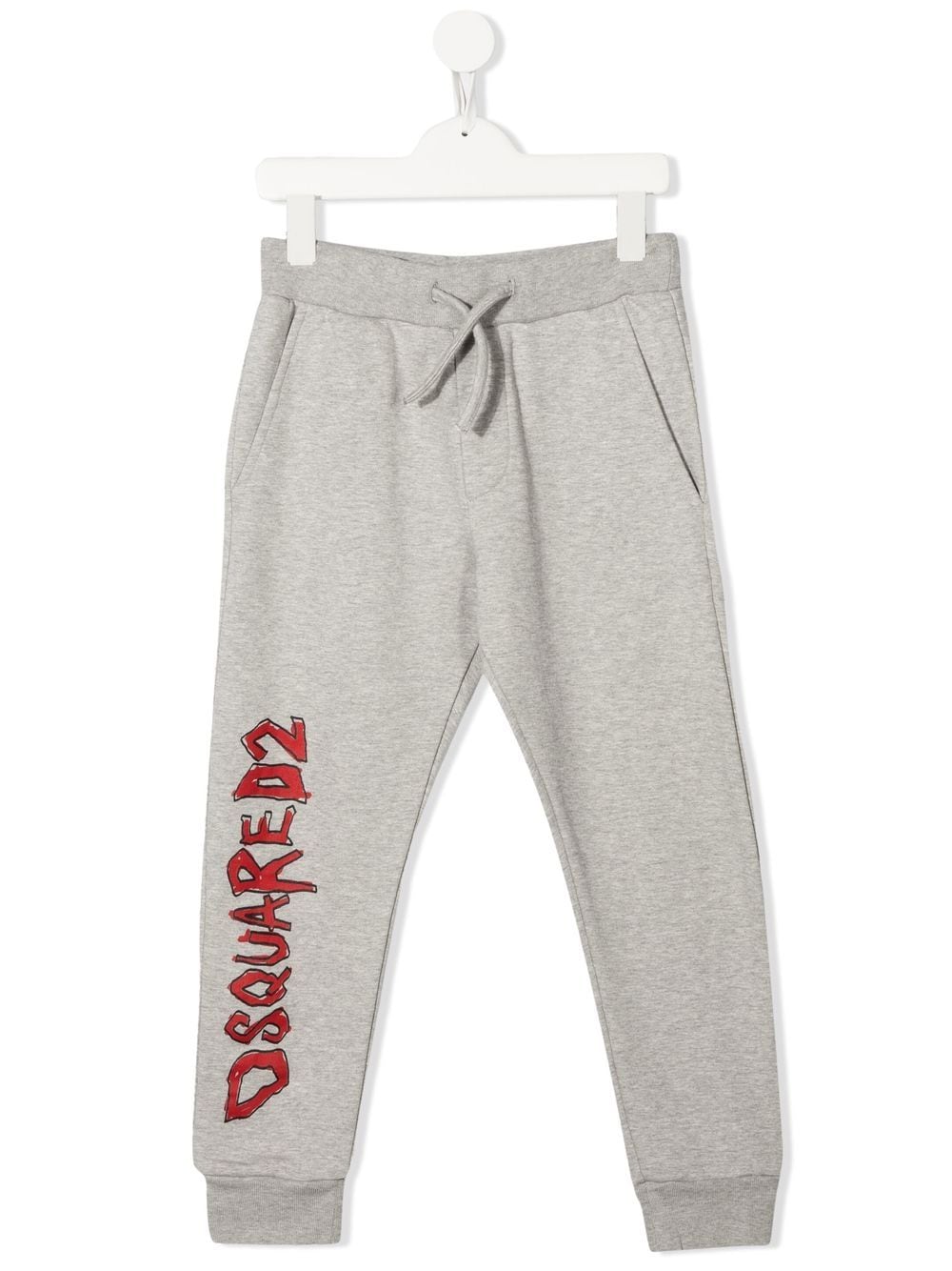 Dsquared2 Kids Melierte Jogginghose mit Logo - Grau von Dsquared2 Kids