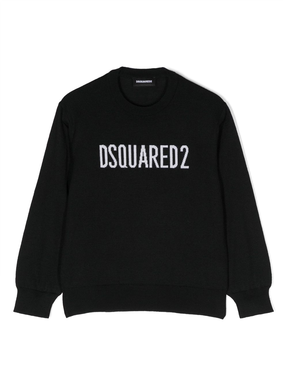 Dsquared2 Kids Pullover mit Logo-Print - Schwarz von Dsquared2 Kids