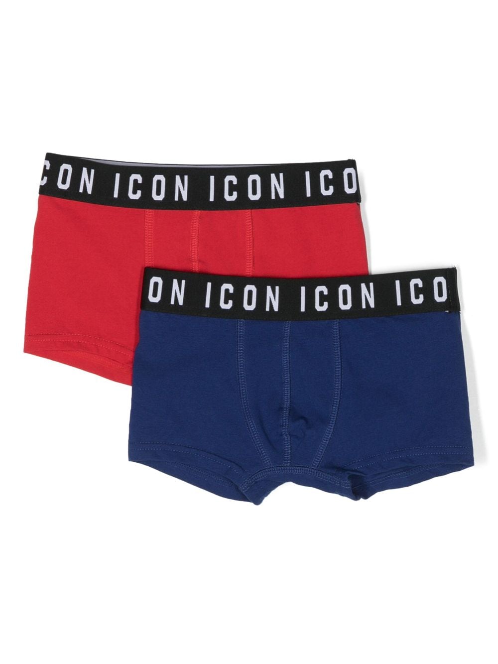 Dsquared2 Kids Set aus zwei Shorts mit Logo - Rot von Dsquared2 Kids