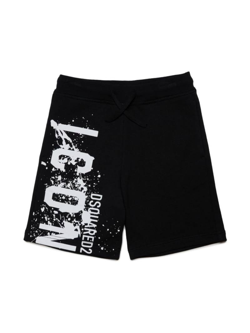 Dsquared2 Kids Shorts mit Icon-Print - Schwarz von Dsquared2 Kids