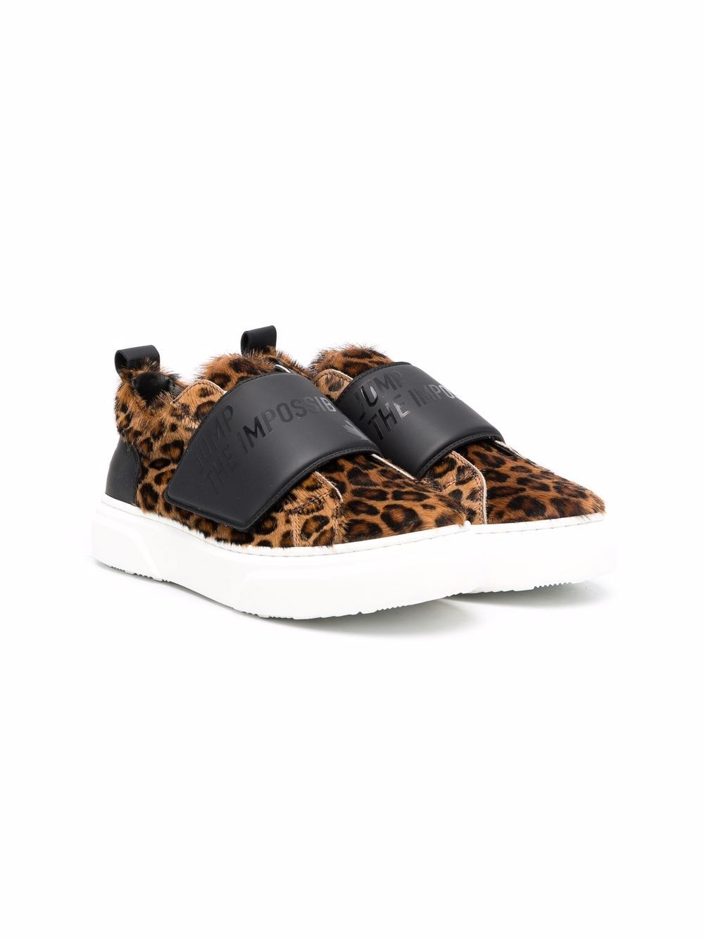 Dsquared2 Kids Sneakers mit Leoparden-Print - Braun von Dsquared2 Kids