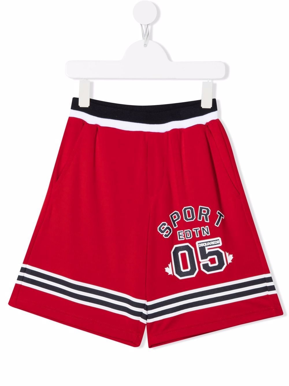 Dsquared2 Kids Sport-Shorts mit Print - Rot von Dsquared2 Kids