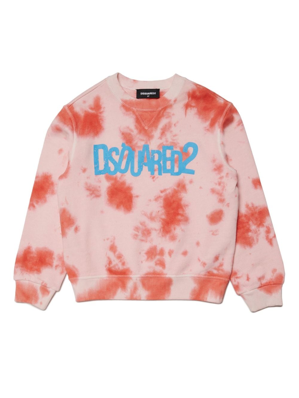 Dsquared2 Kids Sweatshirt mit Batikmuster - Rot von Dsquared2 Kids