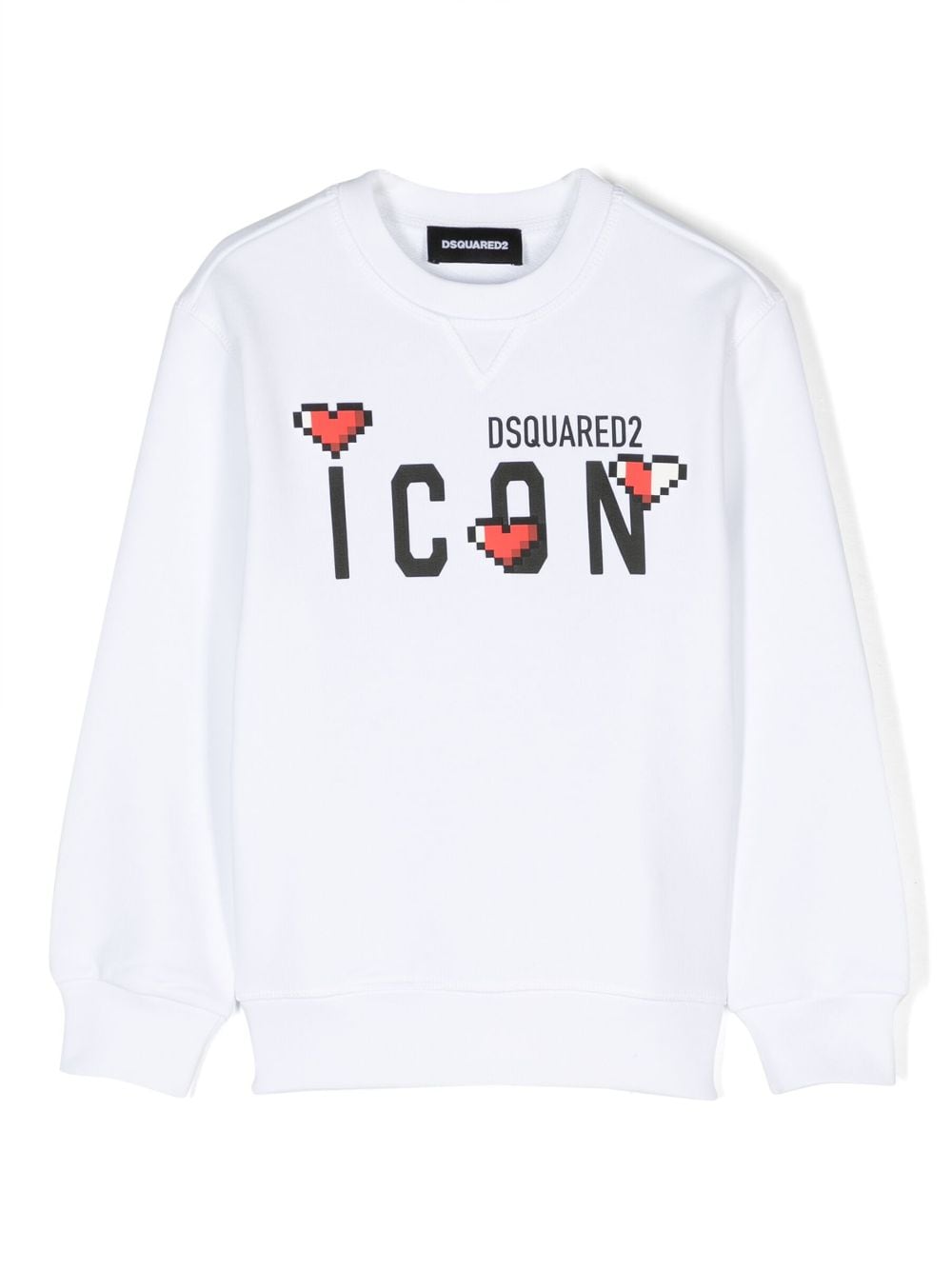 Dsquared2 Kids Sweatshirt mit "Icon"-Print - Weiß von Dsquared2 Kids