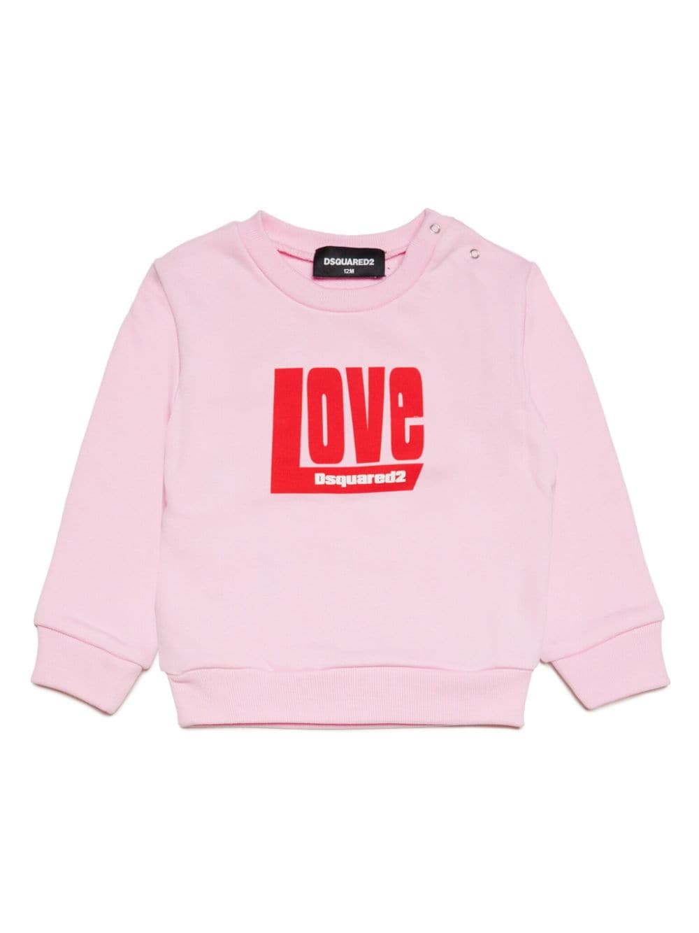 Dsquared2 Kids Sweatshirt mit Slogan-Print - Rosa von Dsquared2 Kids