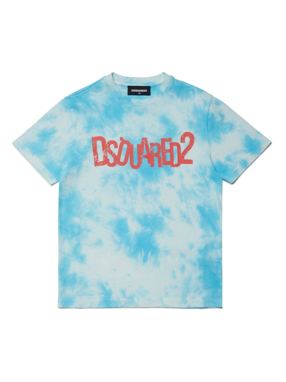 Dsquared2 Kids T-Shirt mit Batikmuster - Blau von Dsquared2 Kids