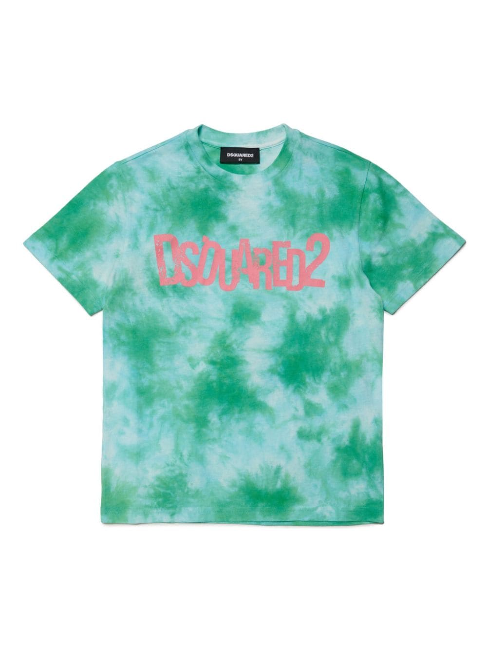 Dsquared2 Kids T-Shirt mit Batikmuster - Grün von Dsquared2 Kids