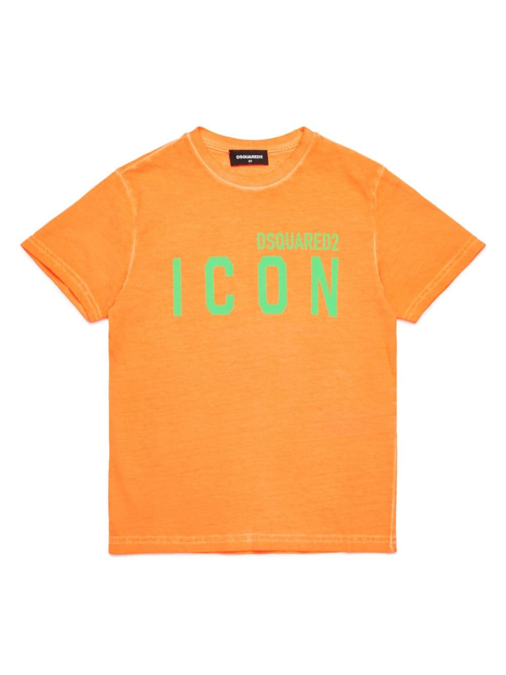 Dsquared2 Kids T-Shirt mit "Icon"-Print - Orange von Dsquared2 Kids