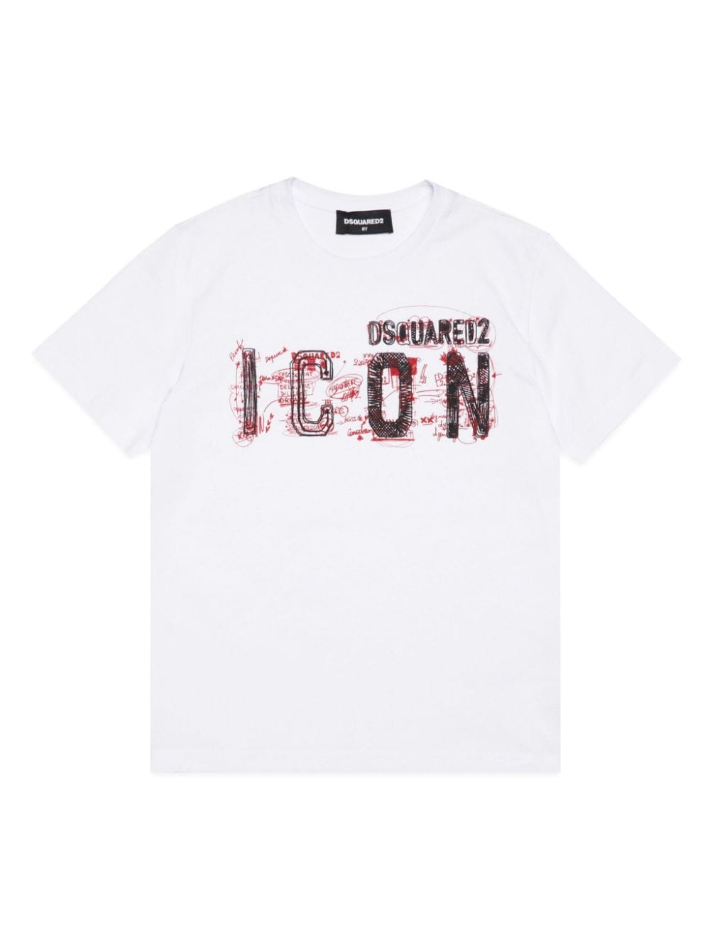 Dsquared2 Kids T-Shirt mit "Icon"-Print - Weiß von Dsquared2 Kids