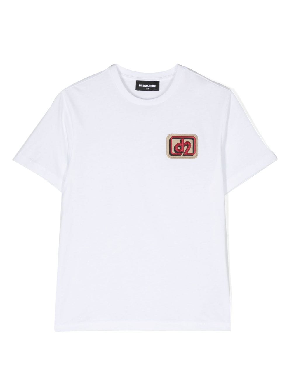 Dsquared2 Kids T-Shirt mit Logo-Patch - Weiß von Dsquared2 Kids