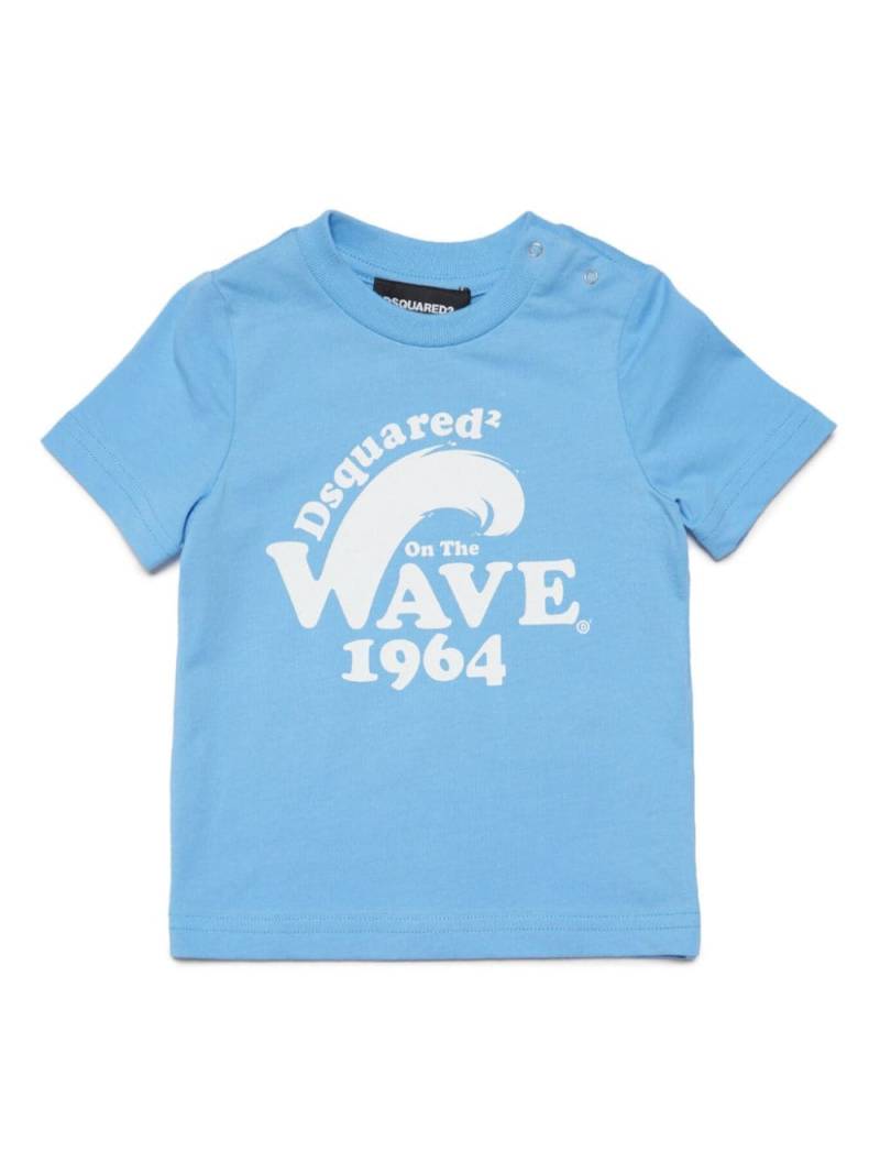 Dsquared2 Kids T-Shirt mit "Wave 1964"-Print - Blau von Dsquared2 Kids