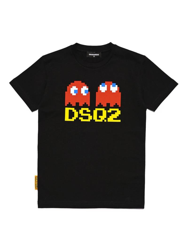 Dsquared2 Kids T-Shirt mit grafischem Print - Schwarz von Dsquared2 Kids