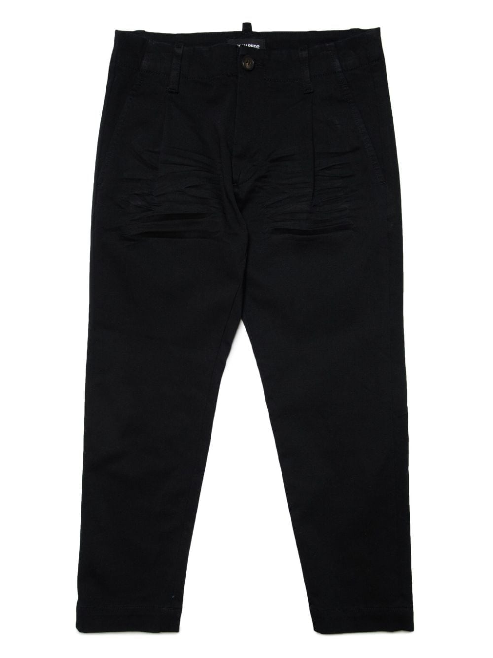 Dsquared2 Kids Chino aus Gabardine - Schwarz von Dsquared2 Kids