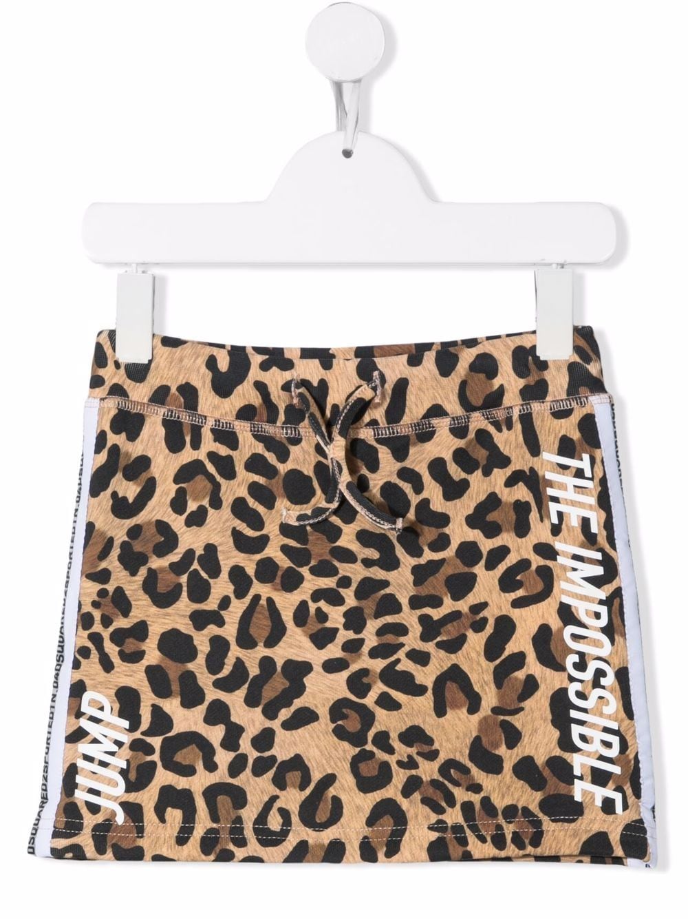 Dsquared2 Kids The Impossible Jump Rock mit Leo-Print - Braun von Dsquared2 Kids