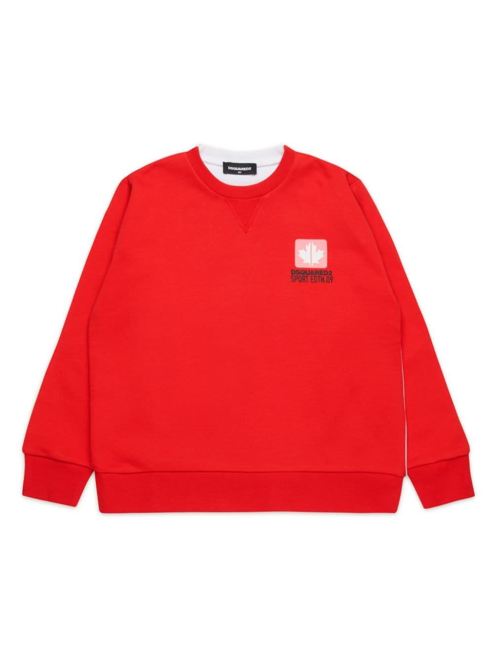 Dsquared2 Kids Wendbares Sweatshirt mit Logo-Print - Rot von Dsquared2 Kids