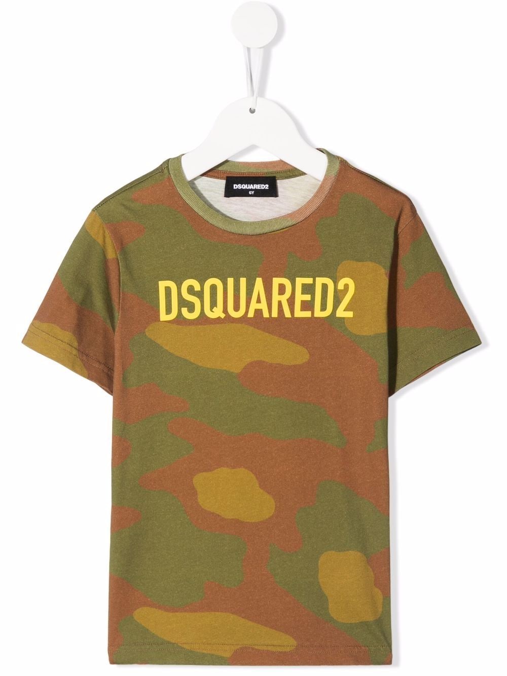 Dsquared2 Kids T-Shirt mit Camouflage-Print - Grün von Dsquared2 Kids