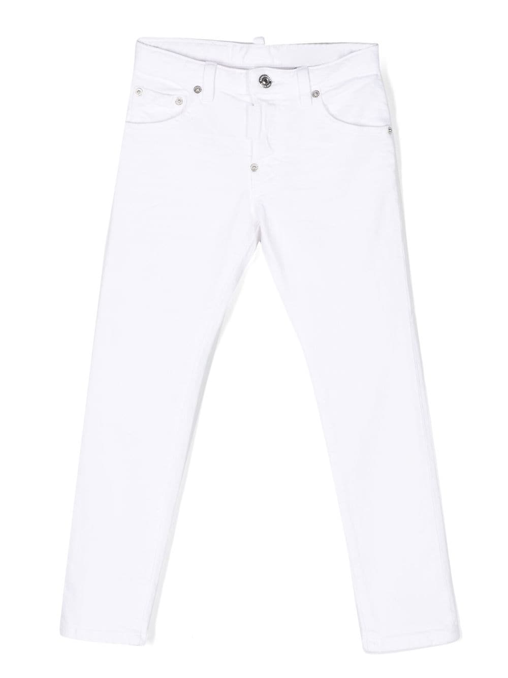 Dsquared2 Kids Jeans im Five-Pocket-Design - Weiß von Dsquared2 Kids